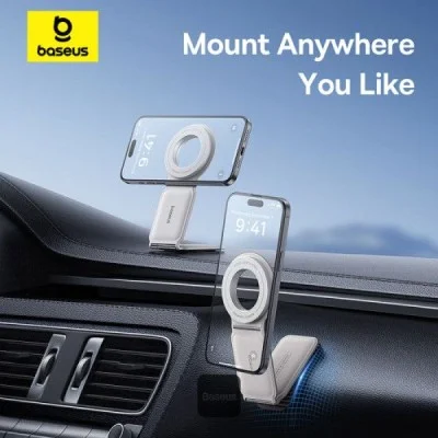 Baseus Primetrip Series C02 Mega Magnetic Car Mount Stick-On Version Os - White